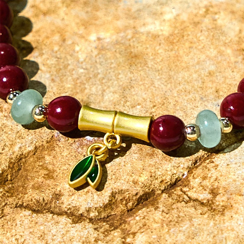 Cinnabar Bamboo Concentration Bracelet