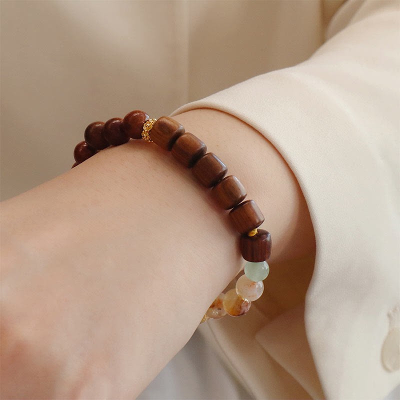 Sandalwood Rosewood Citrine Protection Bracelet