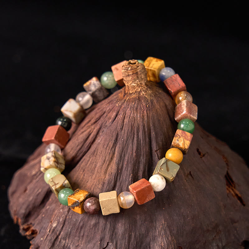 Shoushan Stone Red Agate Prosperity Bracelet