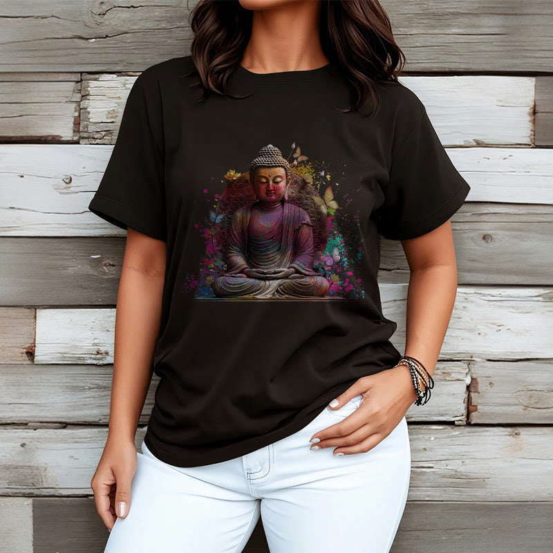 Butterfly Meditation mystic zen Tee T-shirt