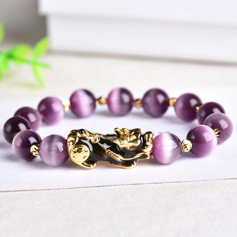 Pixiu Cat Eye Wealth Bracelet
