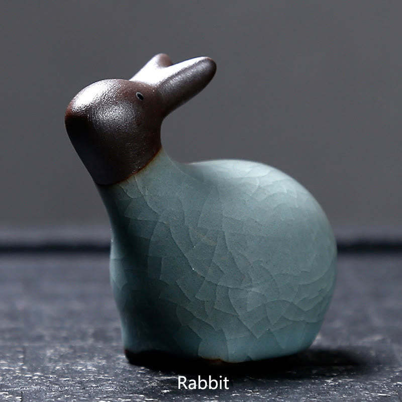 Chinese Zodiac Ceramic Tea Pet Home Decoration