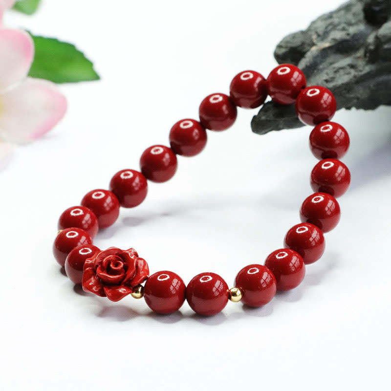 Cinnabar Rose Calm Bracelet