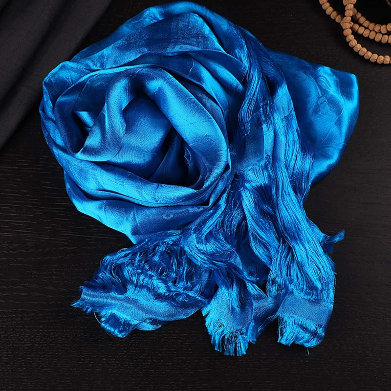 Tibetan Blessing Auspicious 5 Colors Jacquard Khata Decoration