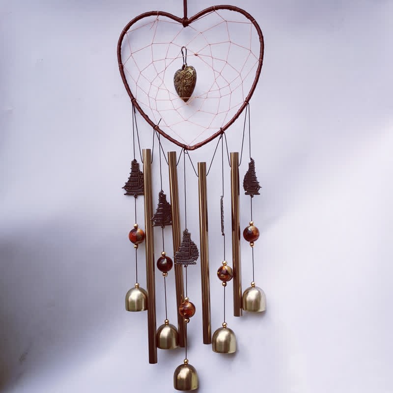 Dream Catchers Love Elephant Boat Wall Hanging Chime Bell Handmade Home Decoration