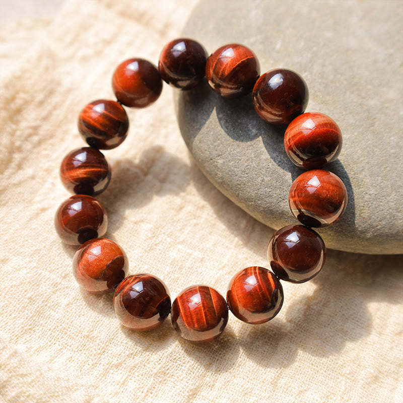 Natural Tiger Eye Healing Bead Bracelet