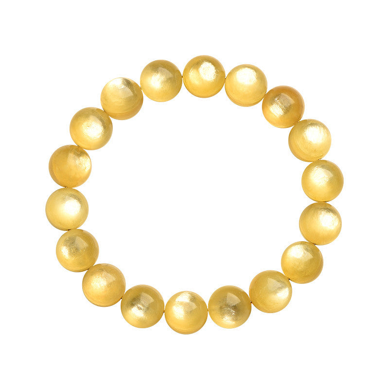 Natural Golden Lepidolite Protection Prosperity Bracelet