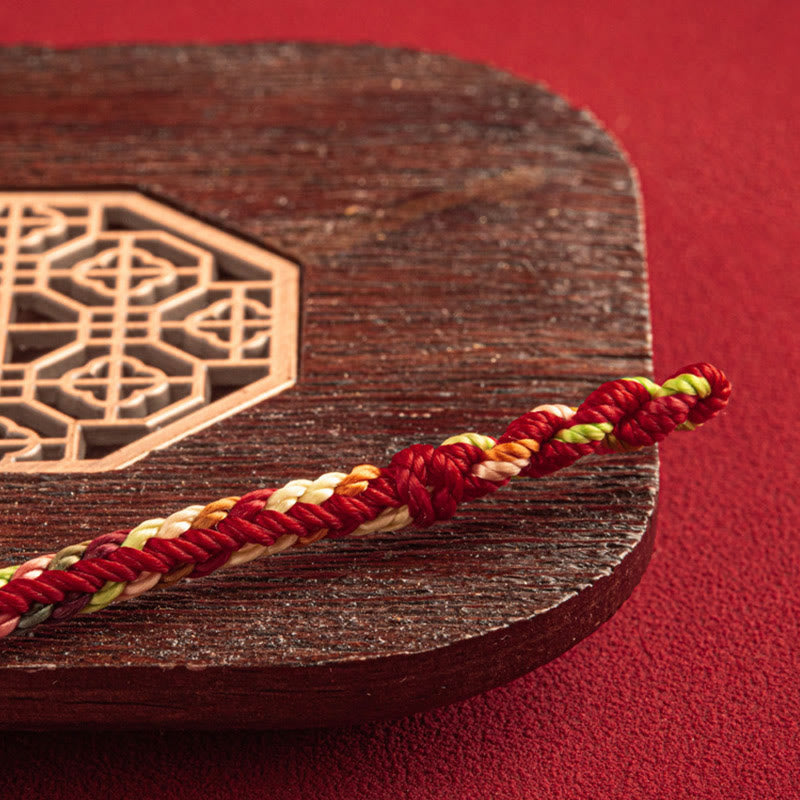 May You Be Safe And Lucky In The Year Ahead Multicolored Bracelet