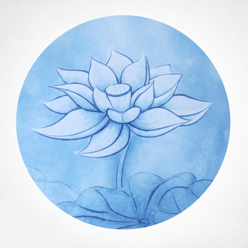 Lotus Mandala Pattern Foldable Yoga Meditation Seat Mat Home Decoration