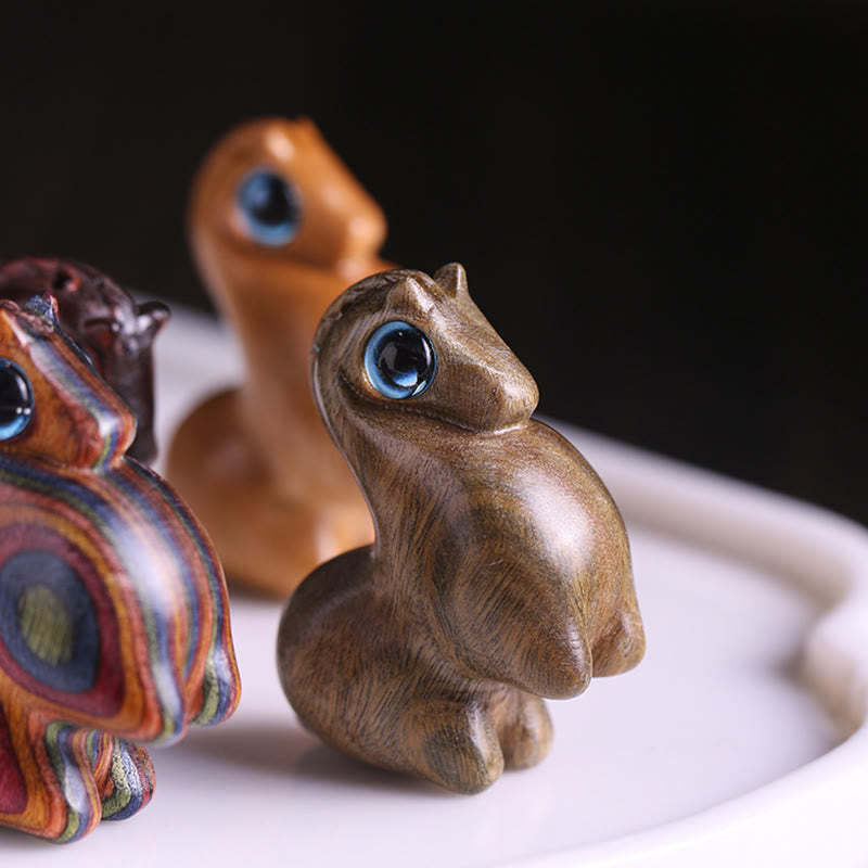Small Leaf Red Sandalwood Green Sandalwood Lucky Mini Horse Protection Decoration