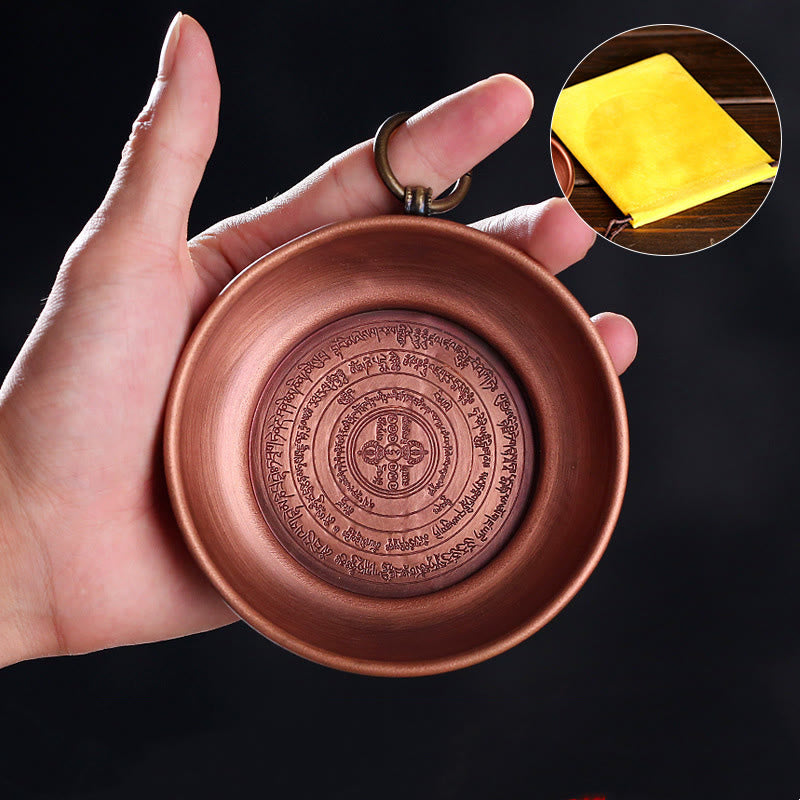 Small Copper Prayer Altar Portable Burning Holder Incense Sage Smudging Rituals Use Items