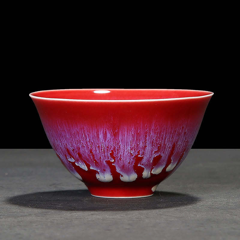 Chinese Jianzhan Glaze Kiln Change Ceramic Teacup Tenmoku Kung Fu Tea Cup
