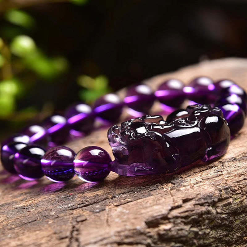 Feng Shui Amethyst Fortune Wealth Bracelet