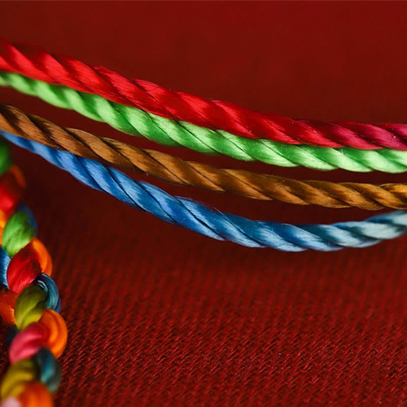 May all your wishes come true Lucky Multicolored Bracelet