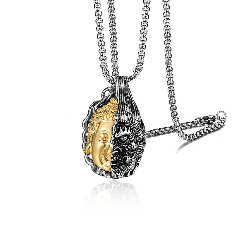 Half mystic zen Half Devil Powerful Necklace