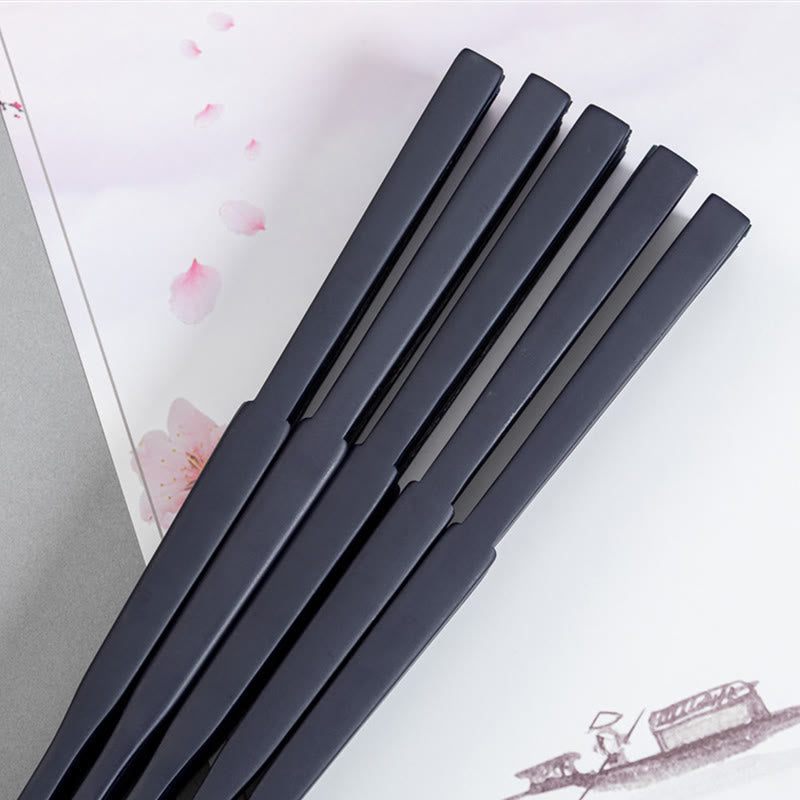 Crane Dragonfly Lotus Peony Plum Blossom Butterfly Handheld Silk Bamboo Folding Fan 22.5cm