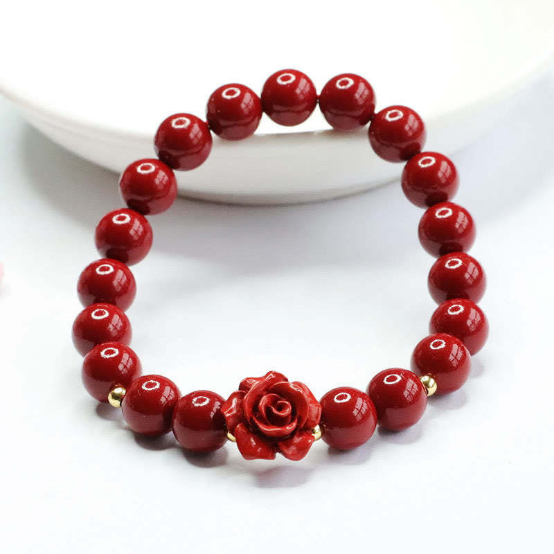 Cinnabar Rose Calm Bracelet