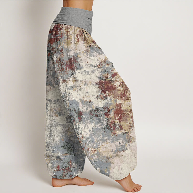 Tie Dye Women's Elastic Waist Harem Pants