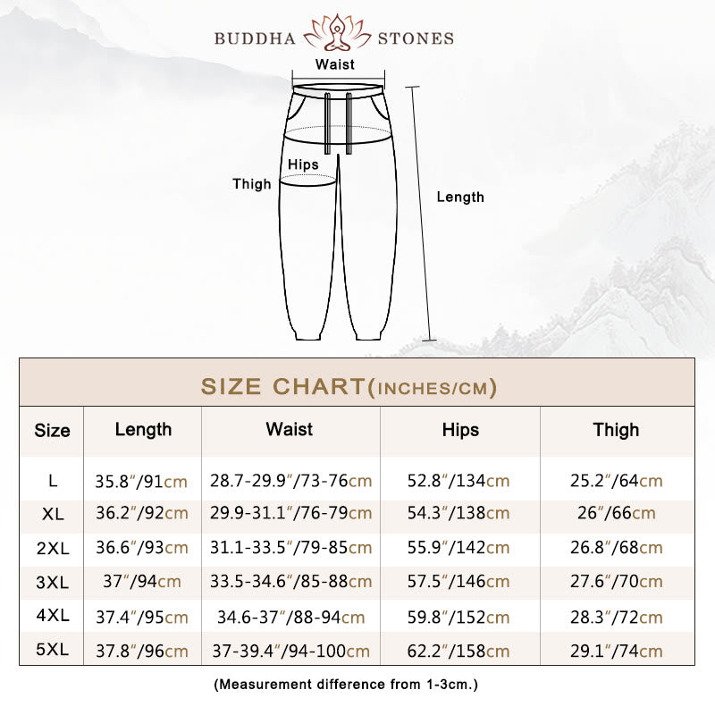Plain Color Red Drawstring Linen Men's  Pants With Pockets