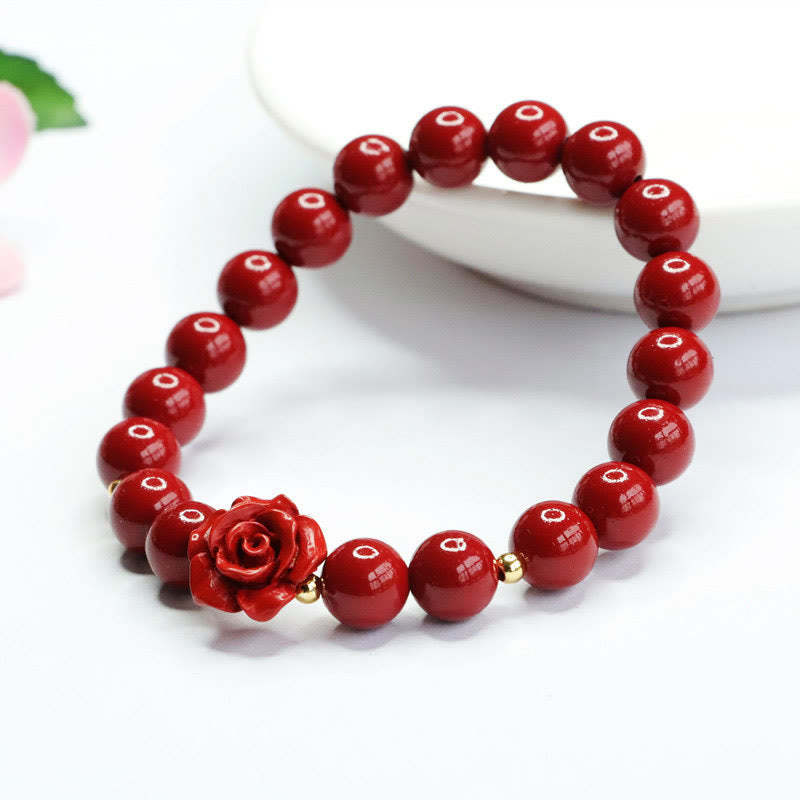 Cinnabar Rose Calm Bracelet