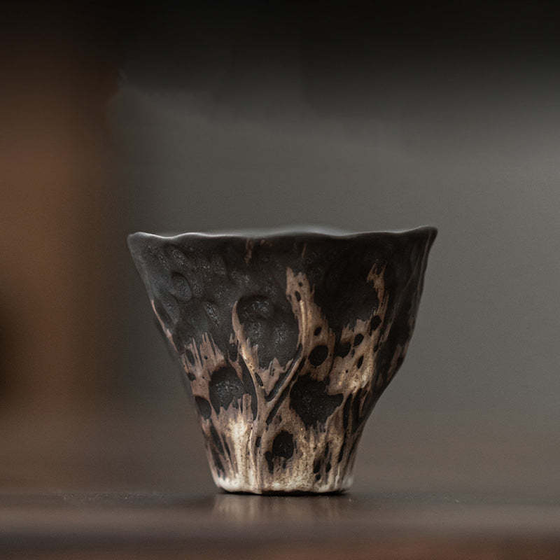 Lotus Flower Shape Zen Ceramic Teacup Kung Fu Tea Cup 50ml