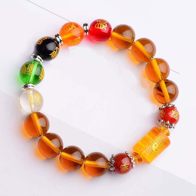 Natural Citrine Fortune Happiness Bracelet