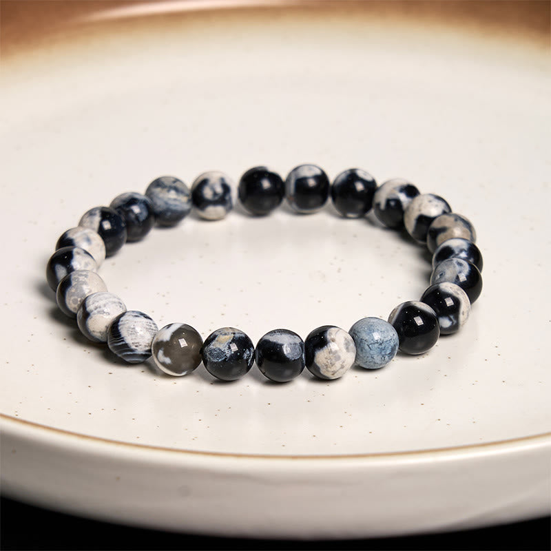 Orca Agate Protection Bracelet