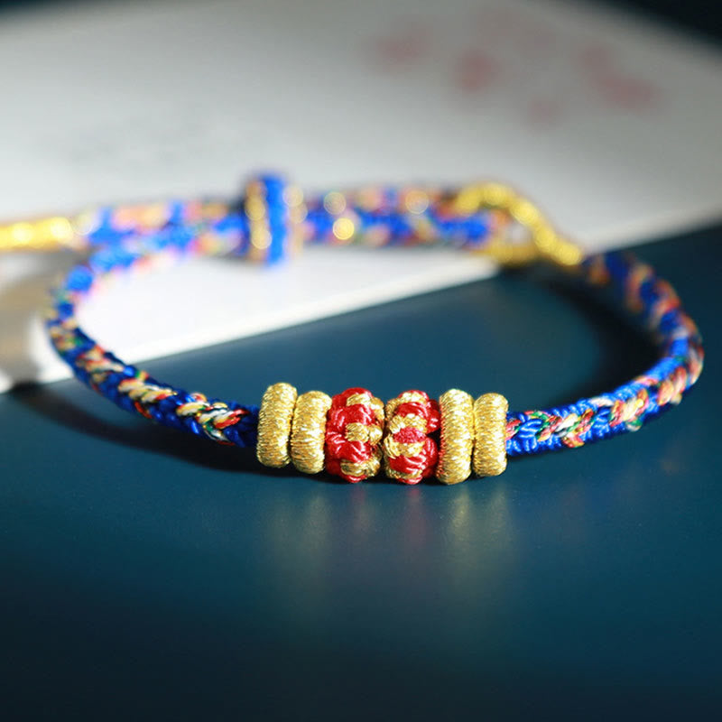 Chinese Zodiac Natal mystic zen Colorful Strings Luck Bracelet