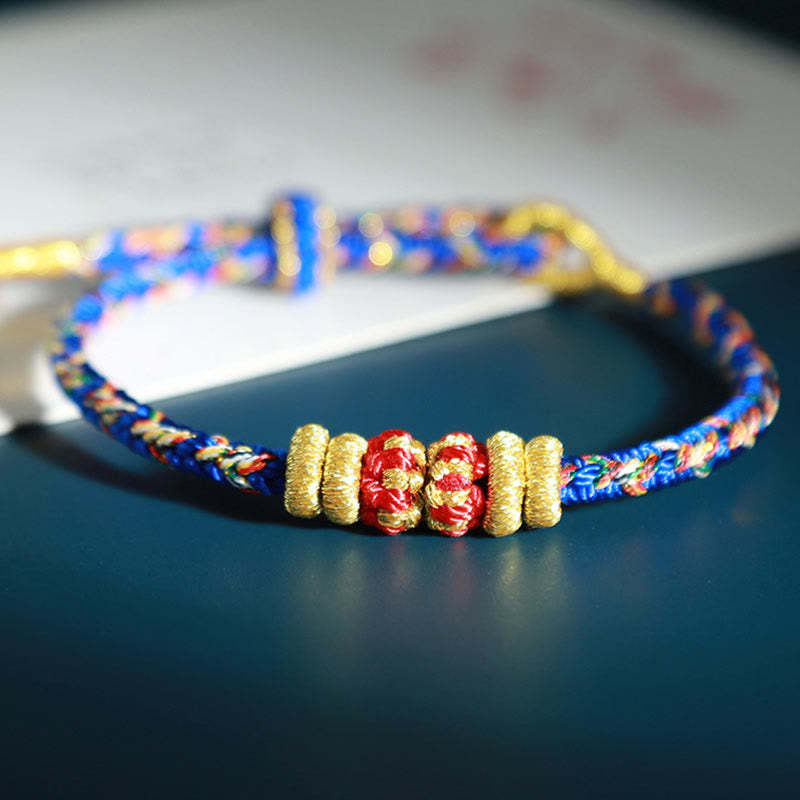 Chinese Zodiac Natal mystic zen Colorful Strings Luck Bracelet