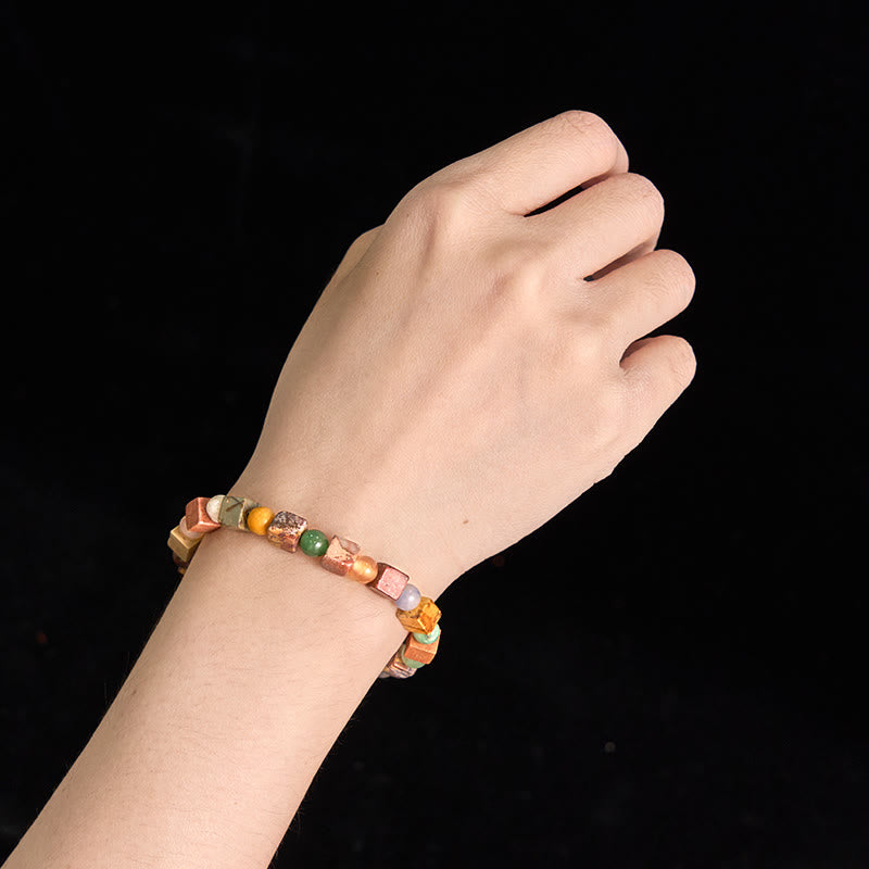 Shoushan Stone Red Agate Prosperity Bracelet