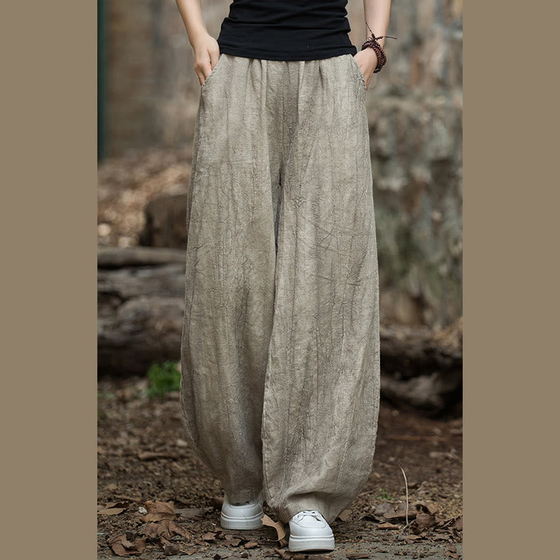 Retro Tie Dye Harem Pants Casual Women's Yoga Pants With Pockets