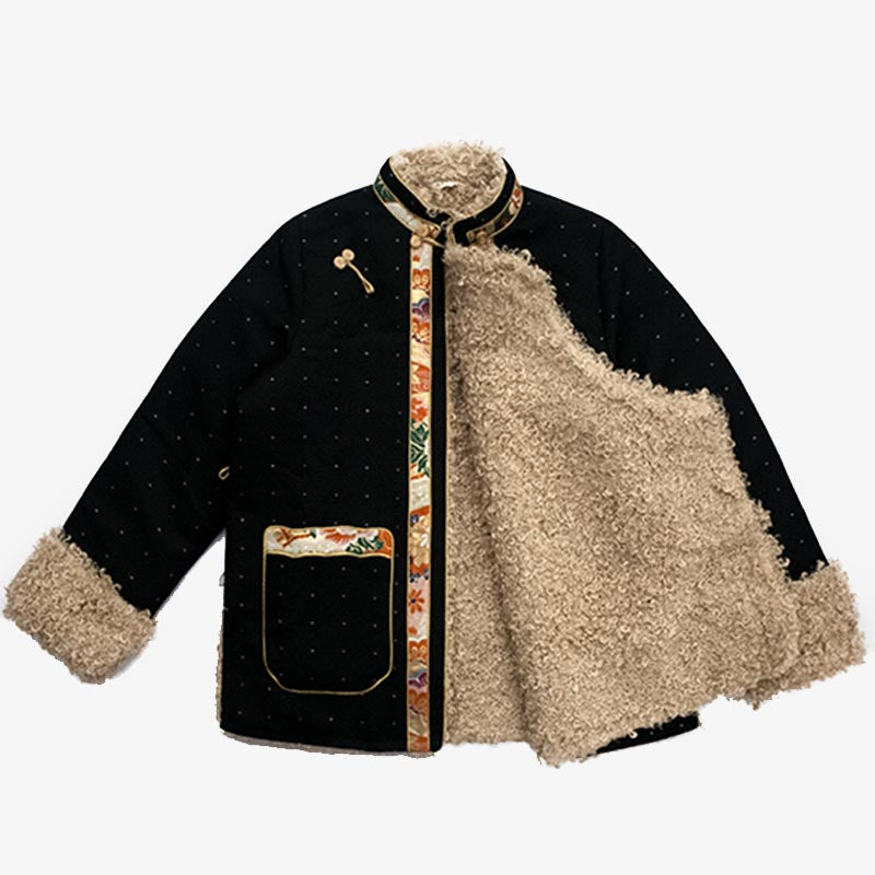 Tibetan Clothing Lhasa Fleece Lined Top Winter Women Clothing