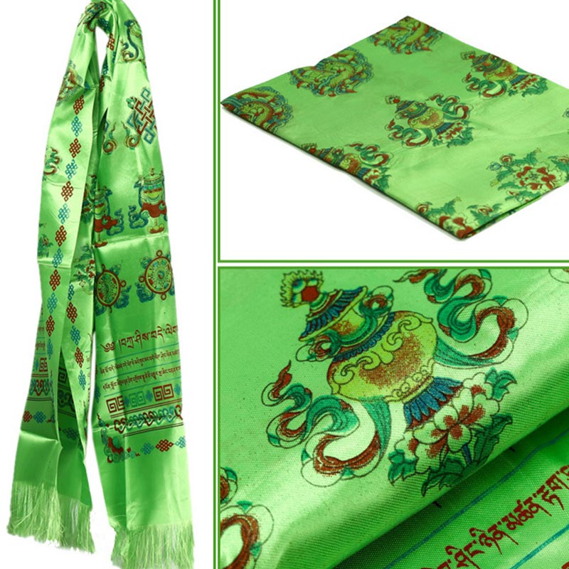 Tibetan Lucky Blessing 5 Colors Khata Decoration (Extra 40% Off | USE CODE: FS40)