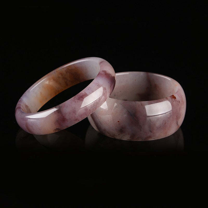 Purple Jade Happiness Protection Bracelet Bangle