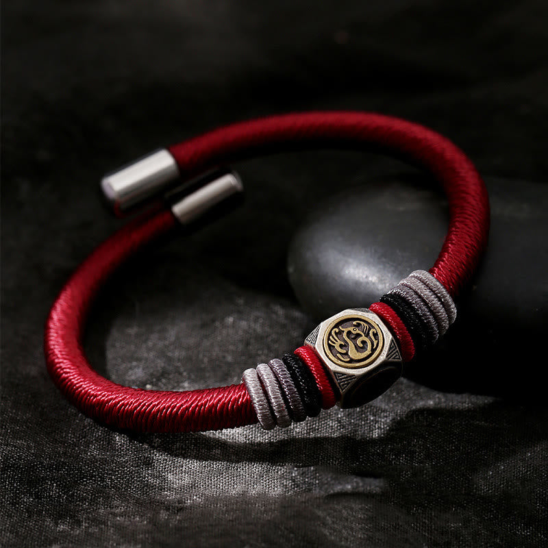 925 Sterling Silver Perfect Knot King Kong Knot Faith Strength Bracelet