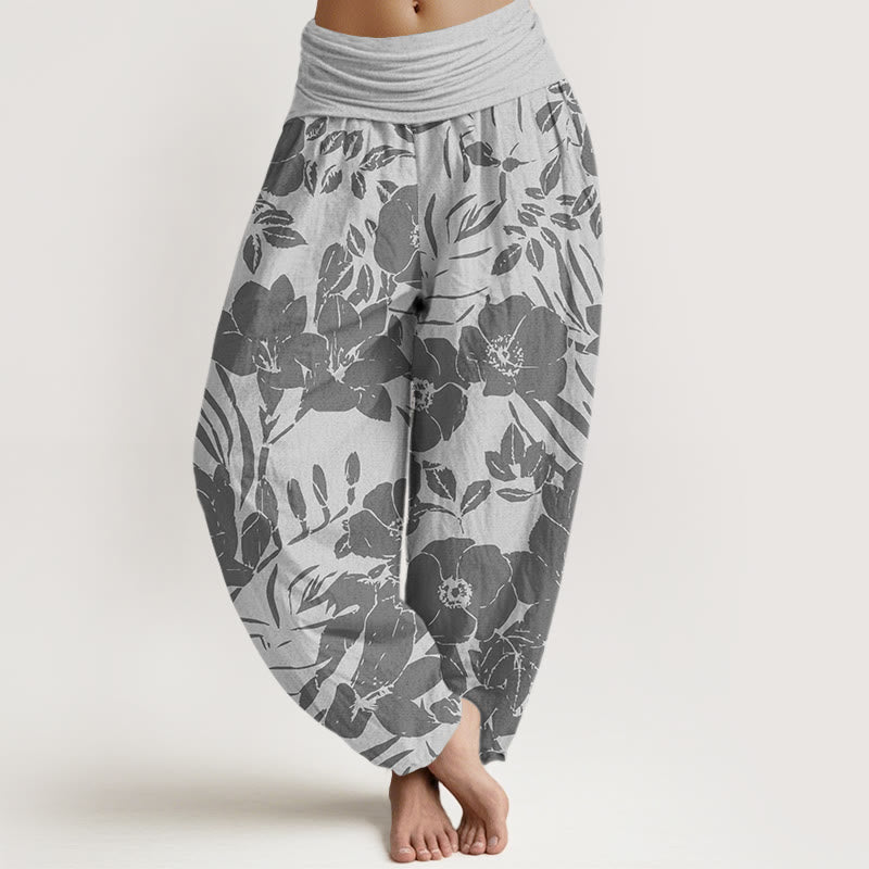 Casual Magnolias Women's Elastic Waist Harem Pants