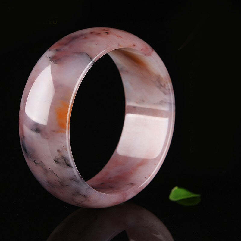 Purple Jade Happiness Protection Bracelet Bangle