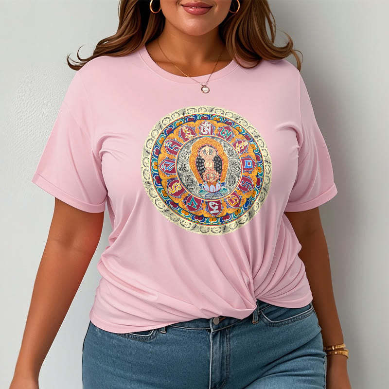 Dorje Vajra Mandala mystic zen Cotton Tee T-shirt
