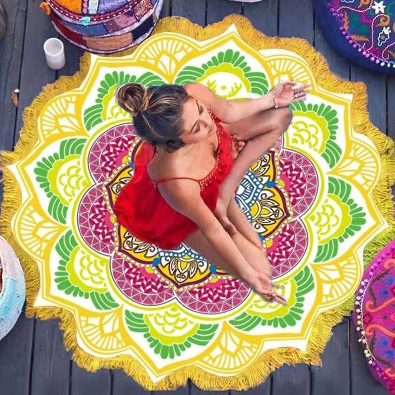 Tibetan Mandala Harmony Mat Decoration