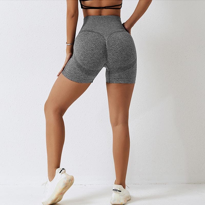 Women Seamless Sports Fitness High Waist Yoga Workout Shorts