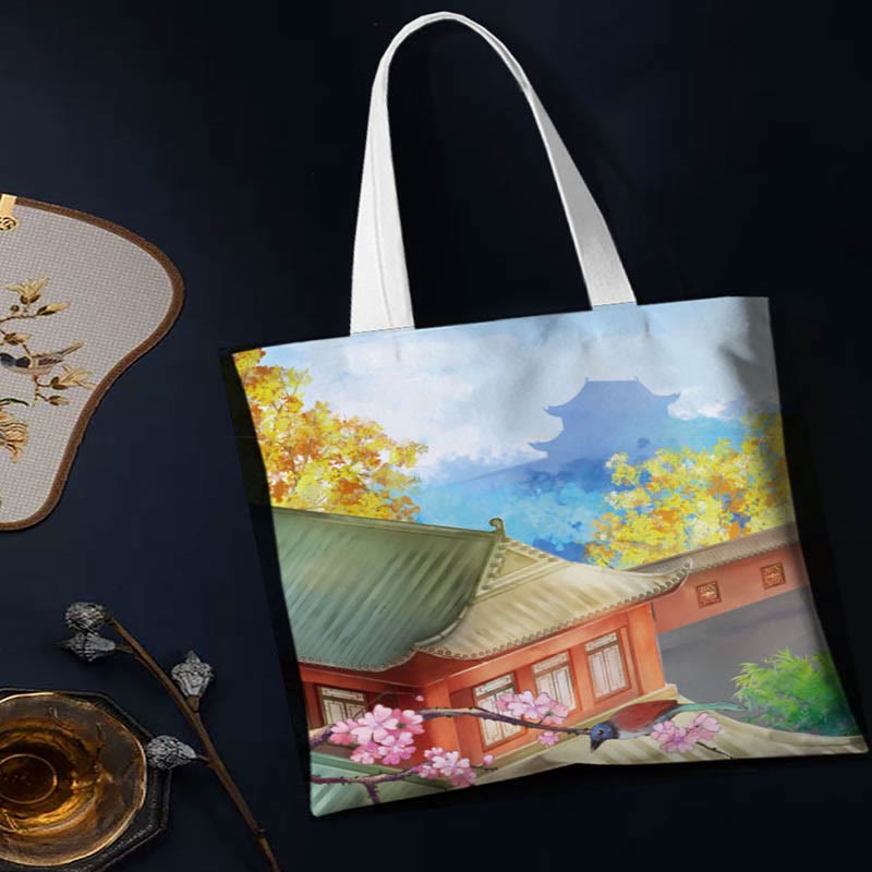 Canvas Colourful Shoulder Bag