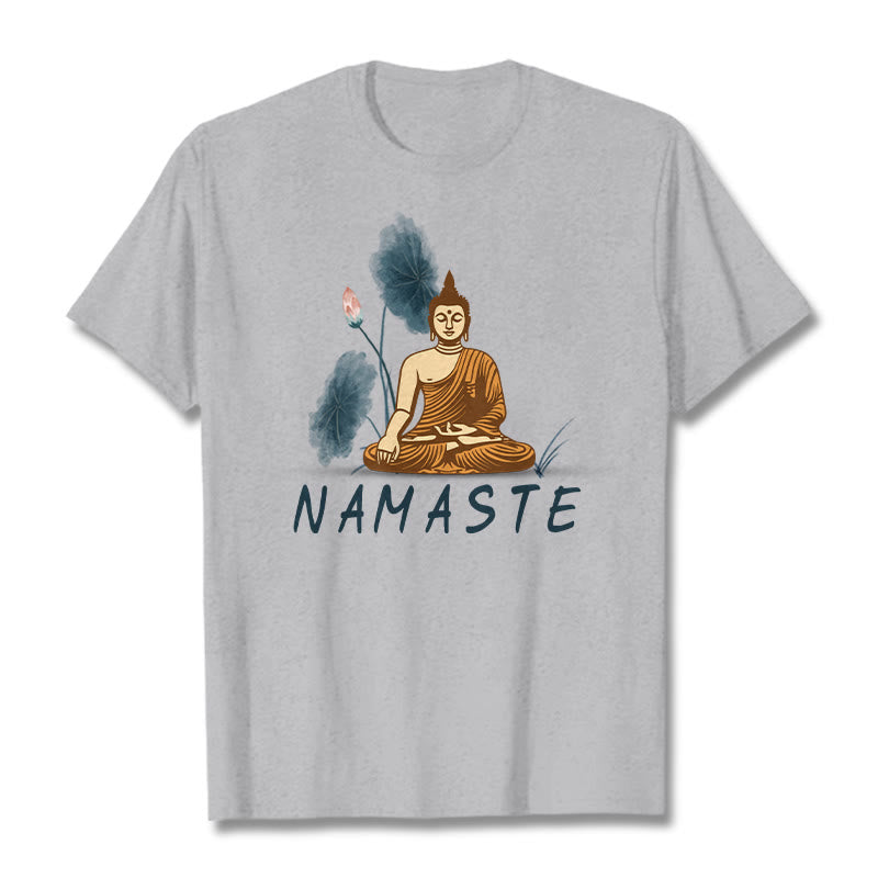 NAMASTE mystic zen Lotus Leaf Tee T-shirt
