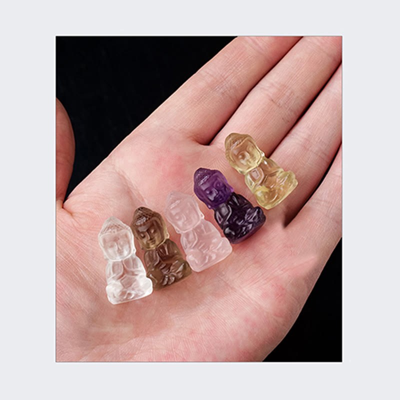 Various Crystal Amethyst Pink Crystal White Crystal Citrine mystic zen Carved Spiritual Healing Necklace Pendant Decoration (Extra 30% Off | USE CODE: FS30)