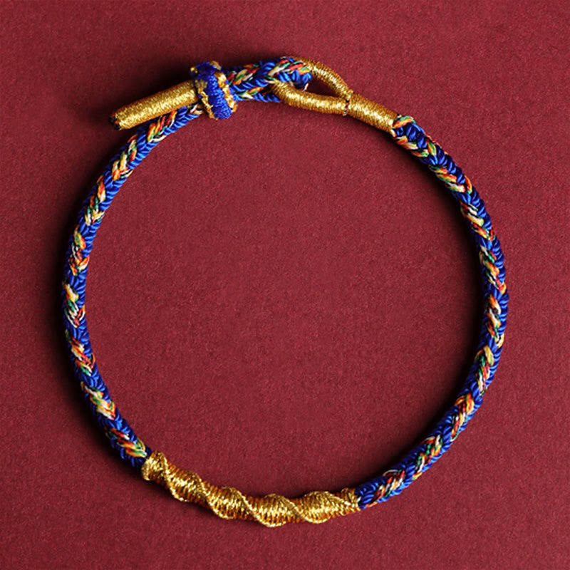 Handmade Chinese Zodiac Natal mystic zen Protection Strength Braided String Bracelet