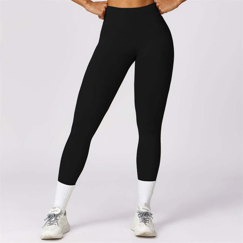 Women Short Sleeve T-Shirt Top High Waist Leggings Pants For Sports Yoga
