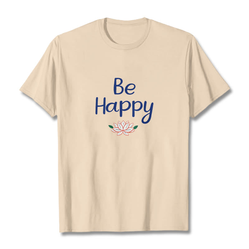 Be Happy Lotus Tee T-shirt