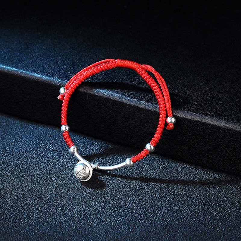 FengShui Lucky Red String Bell Bracelet