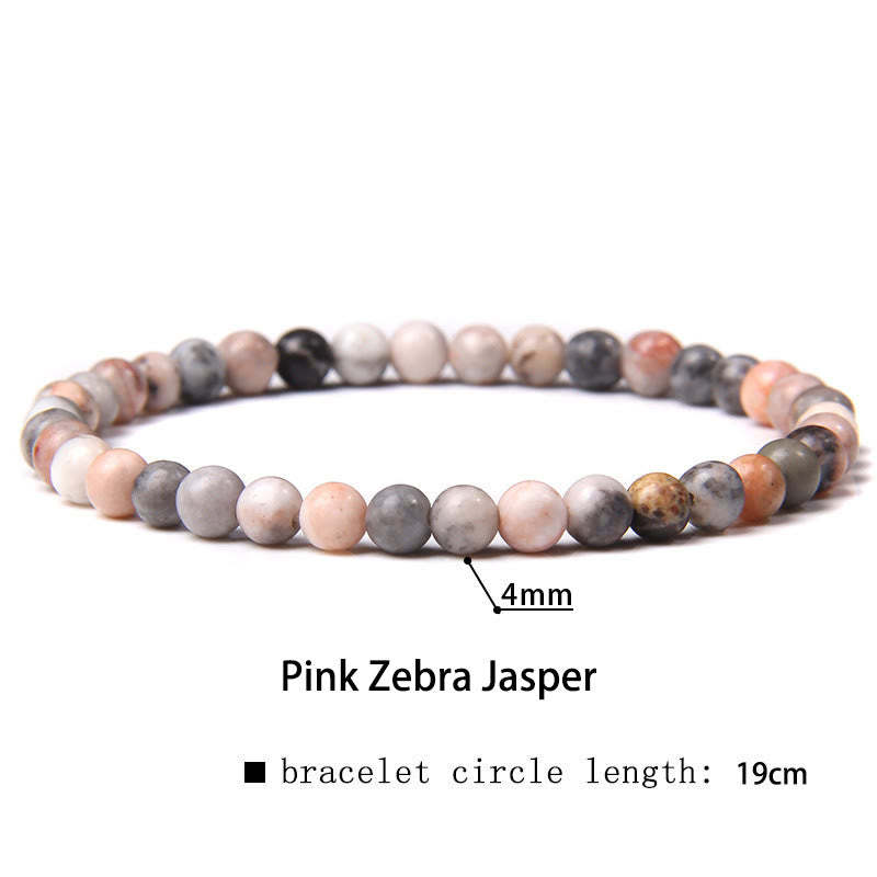 4mm Various Stone Crystal Mini Beads Healing Bracelet