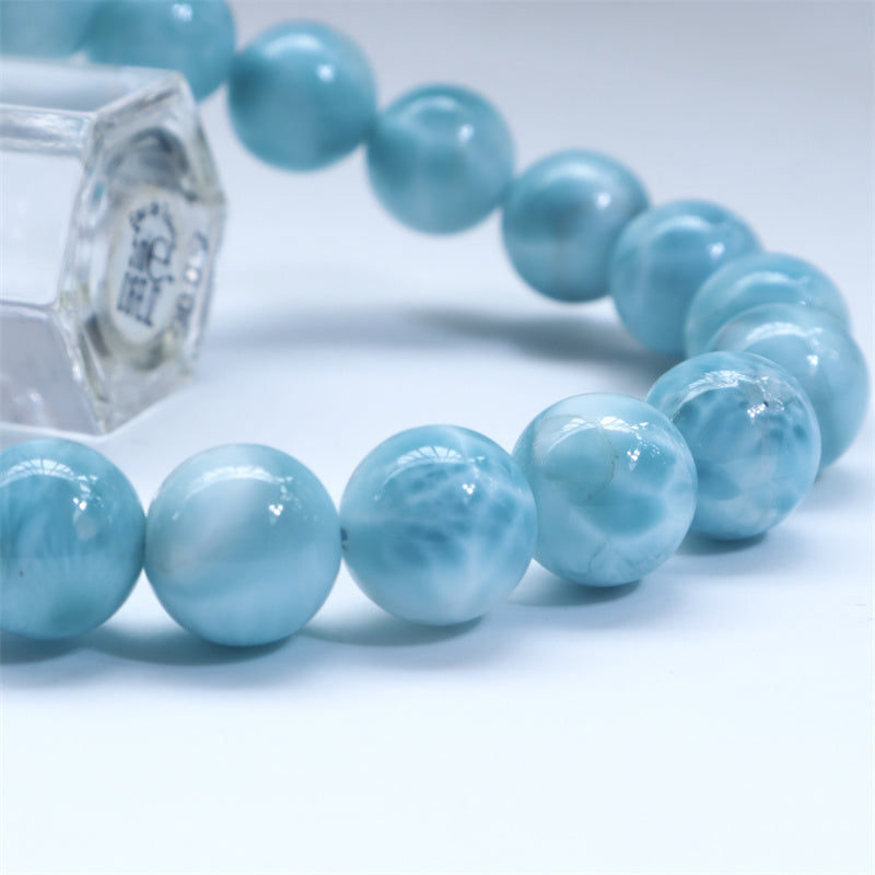 Natural Larimar Wisdom Confidence Bracelet