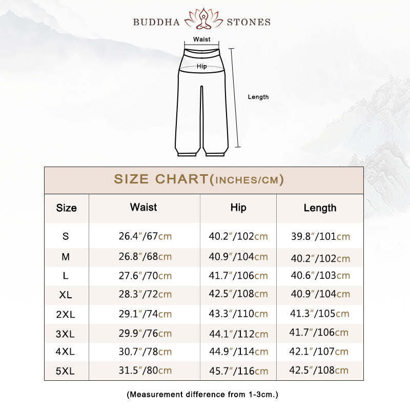 Flower Leaves Pattern Loose Harem Trousers Women's Yoga Pants